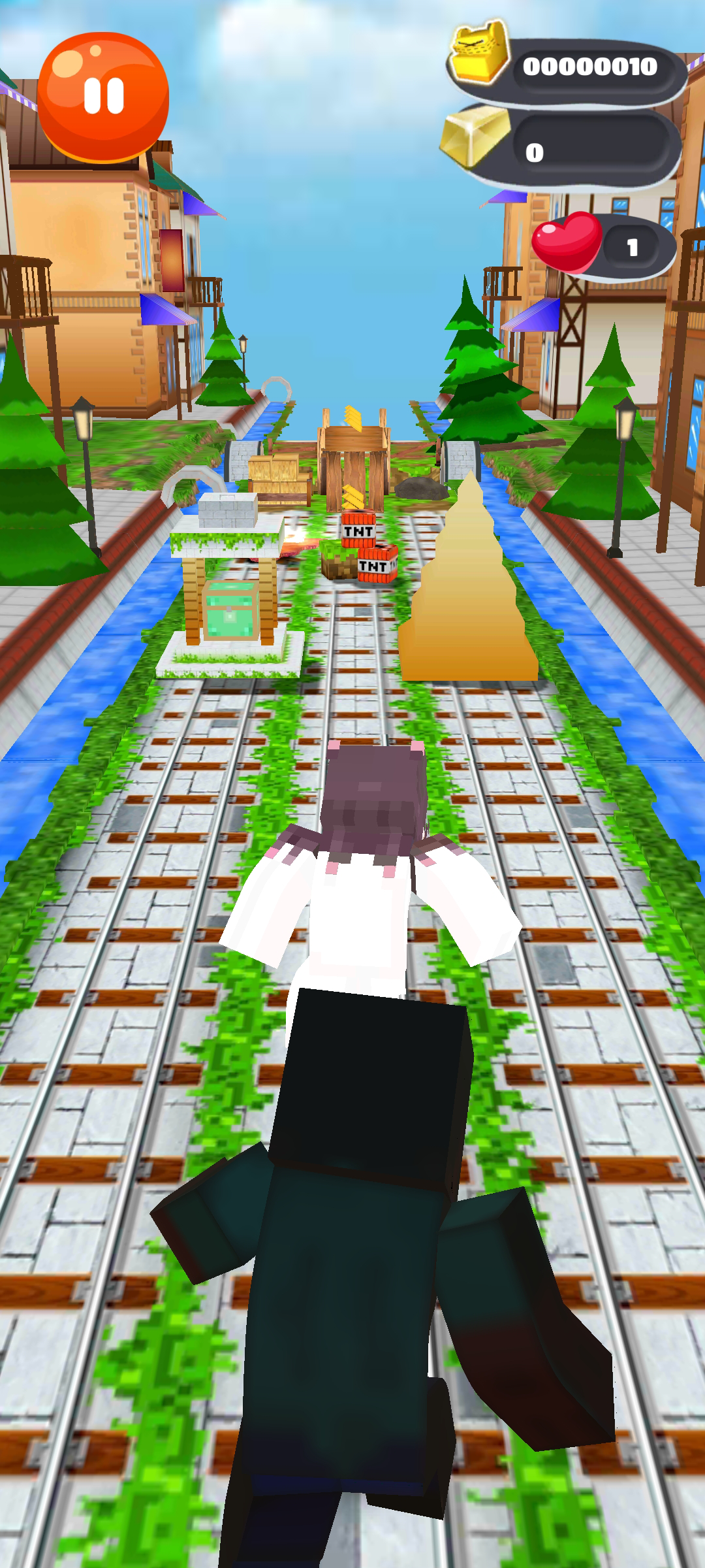 اسکرین شات 3 بازی Kuromi Craft 3D Run