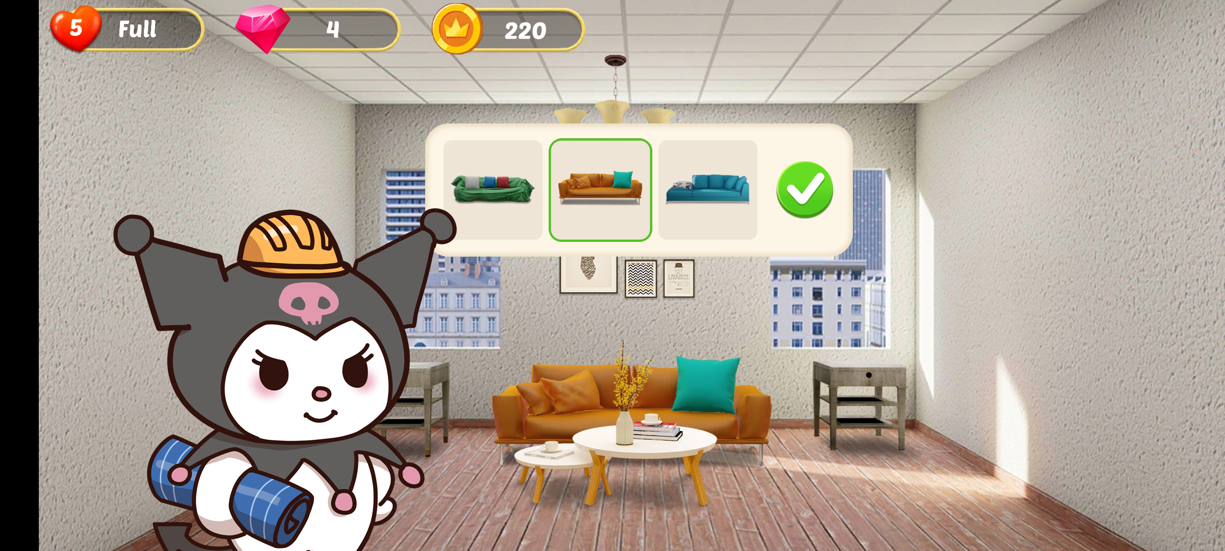 اسکرین شات 4 بازی Kuromi Home Decor