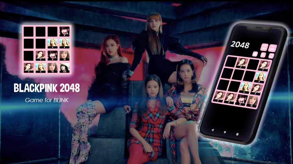اسکرین شات بازی Blackpink 2048 Game 1