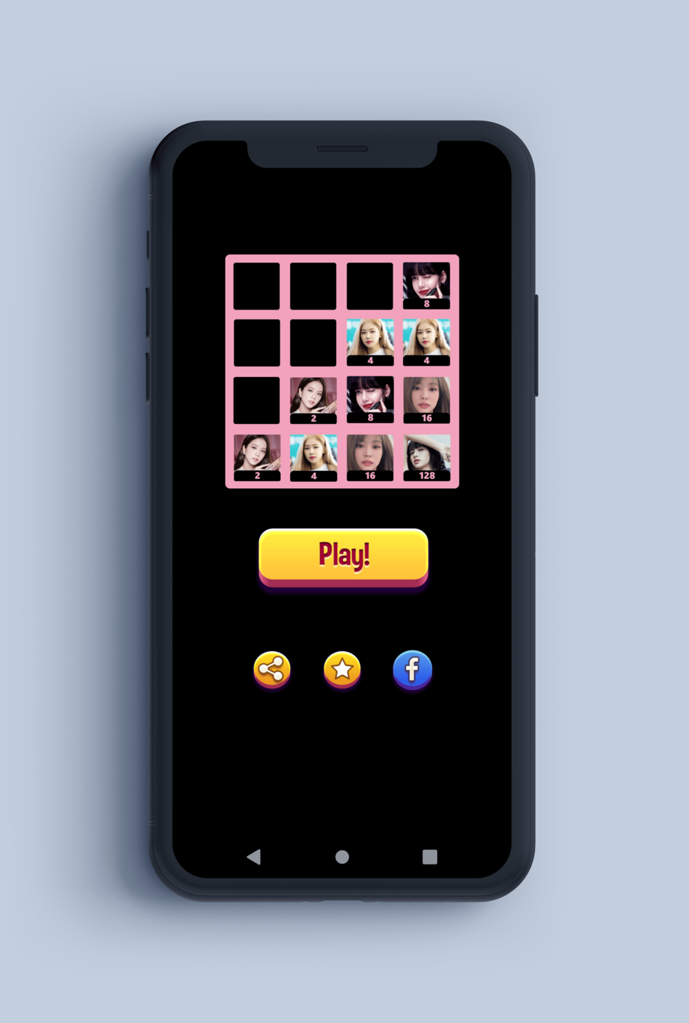 اسکرین شات بازی Blackpink 2048 Game 2