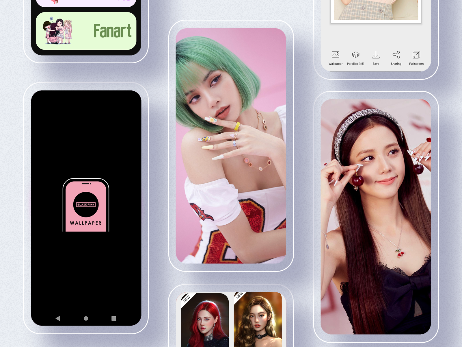اسکرین شات برنامه Blackpink Wallpaper HD 4K 1