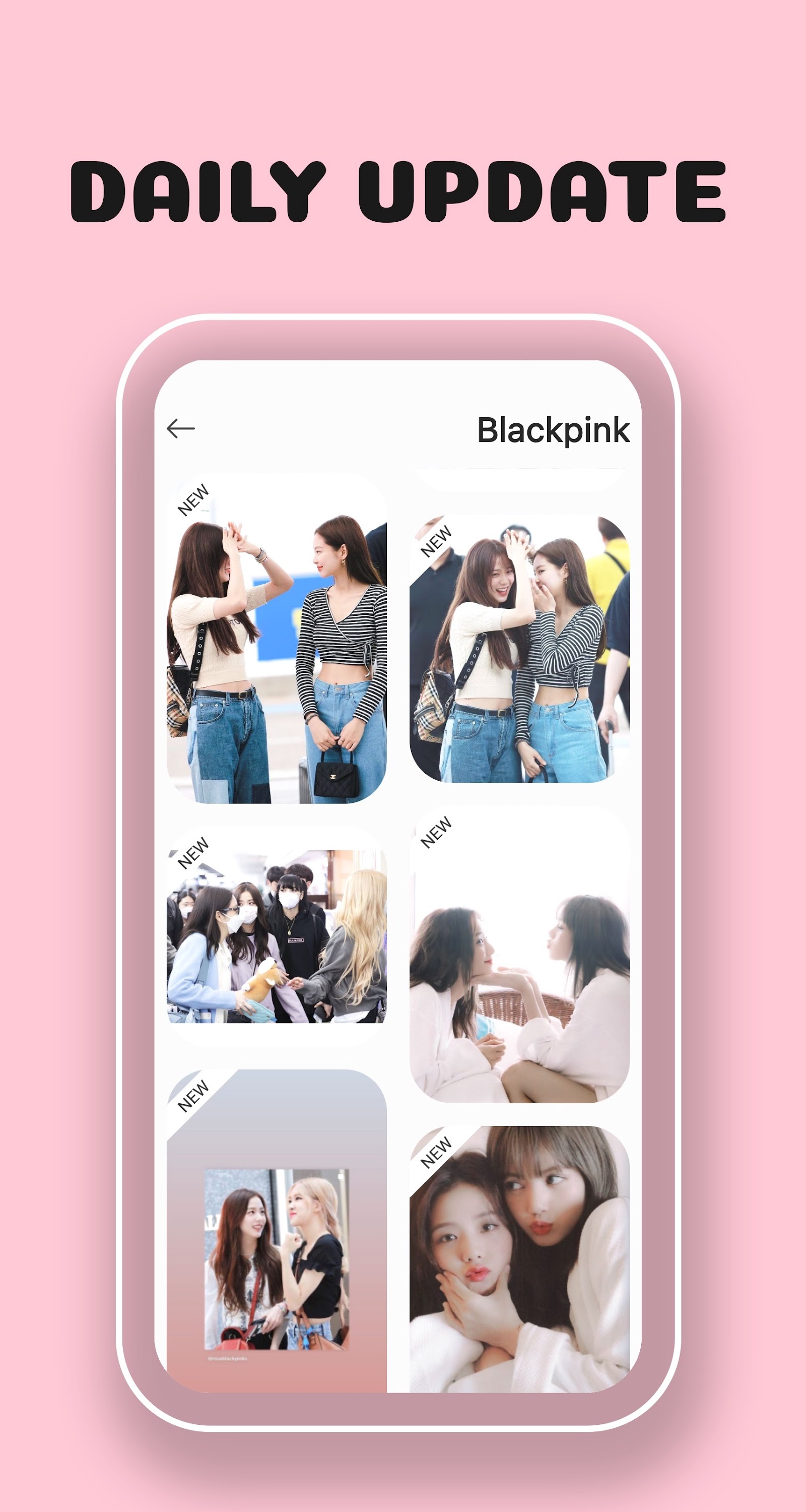 اسکرین شات برنامه Blackpink Wallpaper HD 4K 7