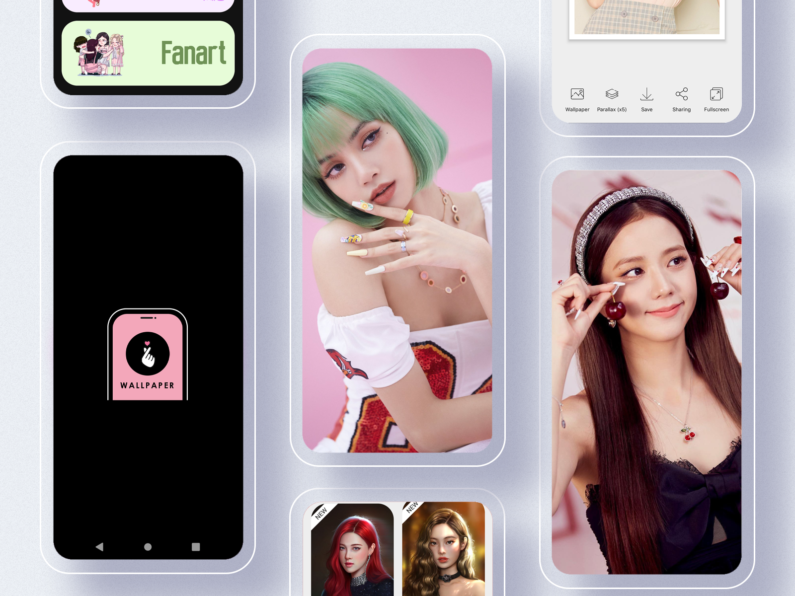 اسکرین شات 1 برنامه Blackpink Wallpaper HD 4K
