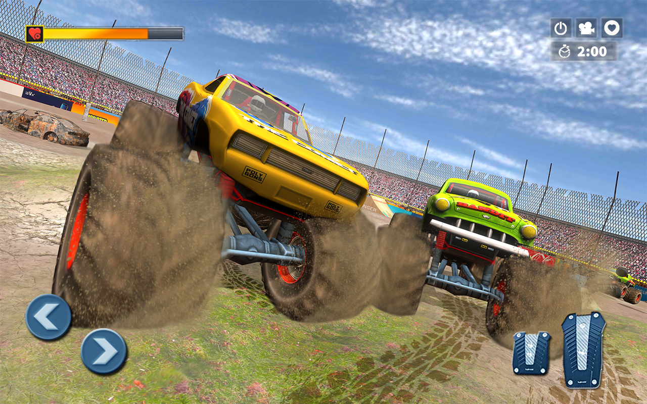 اسکرین شات 3 برنامه Monster Truck Car Crash Game