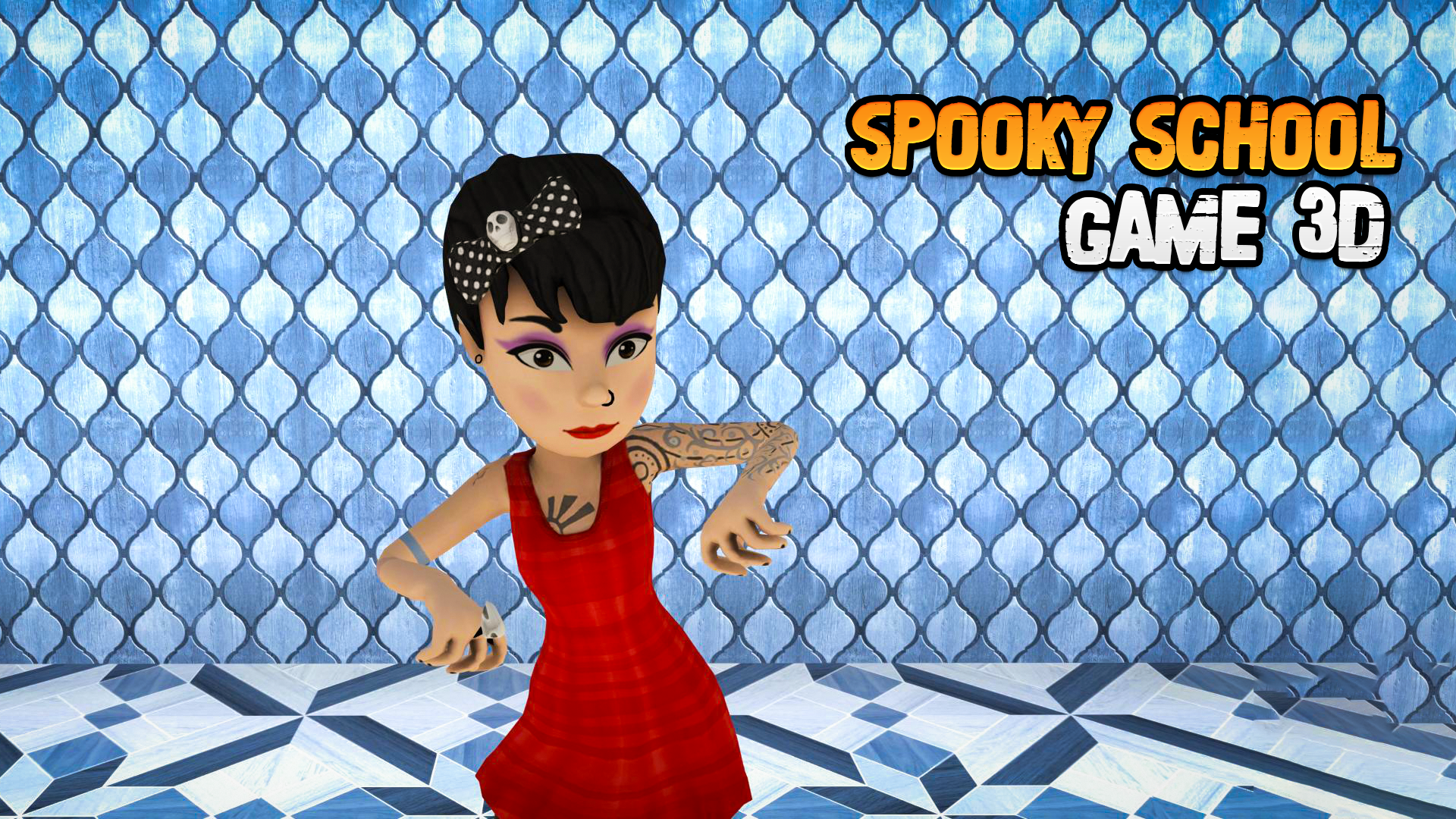 اسکرین شات 1 برنامه Playtime Spooky School Teacher