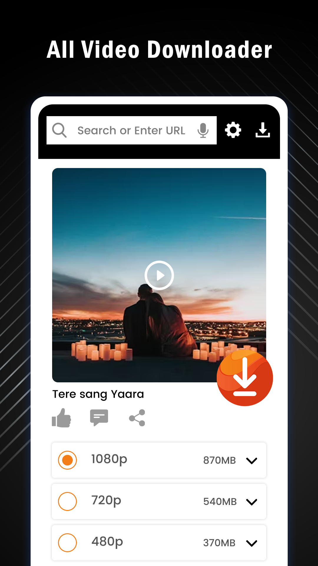 اسکرین شات 3 برنامه All Video Download browser