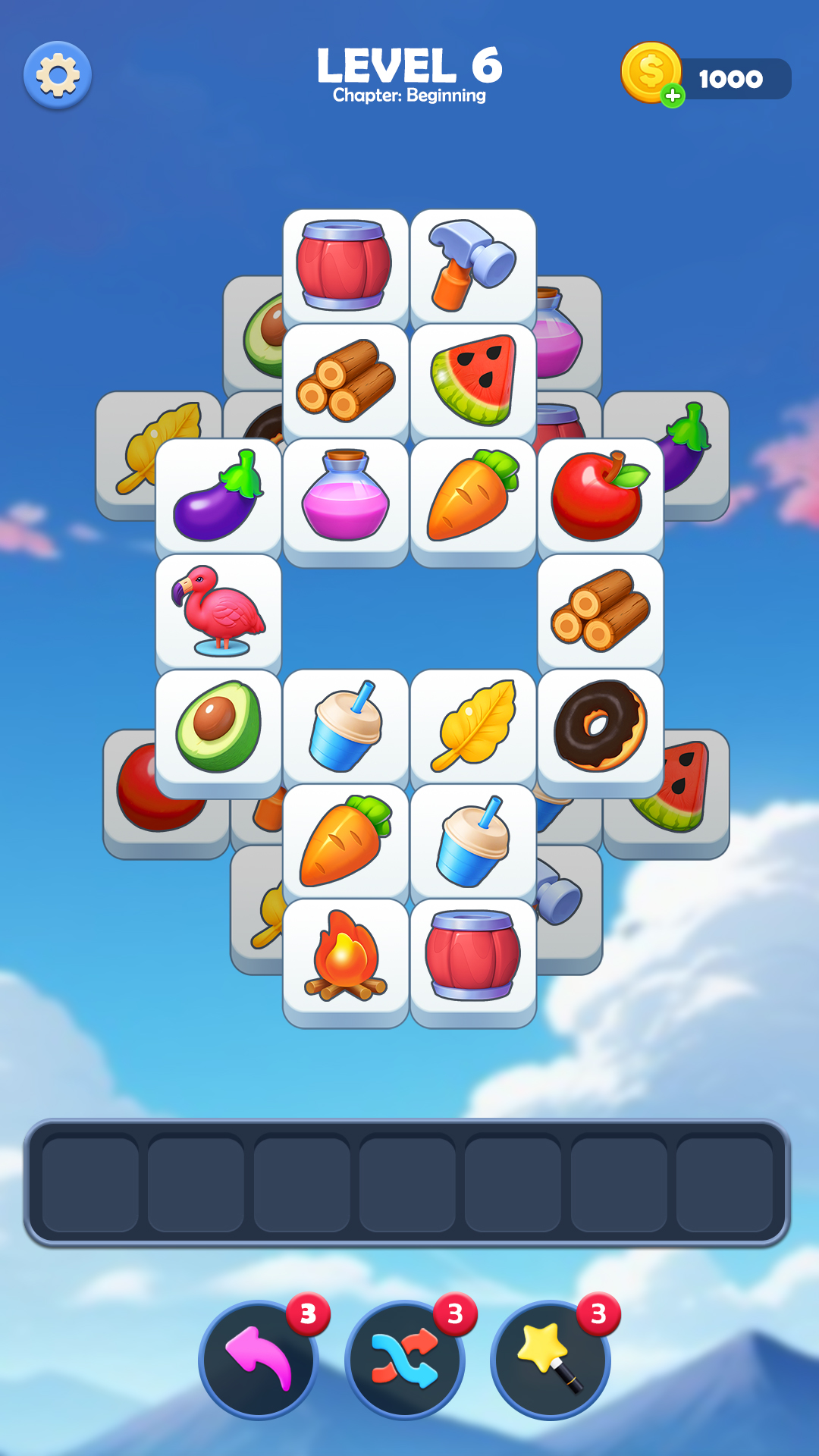 اسکرین شات 2 بازی Tile Triple Match: Puzzle Game