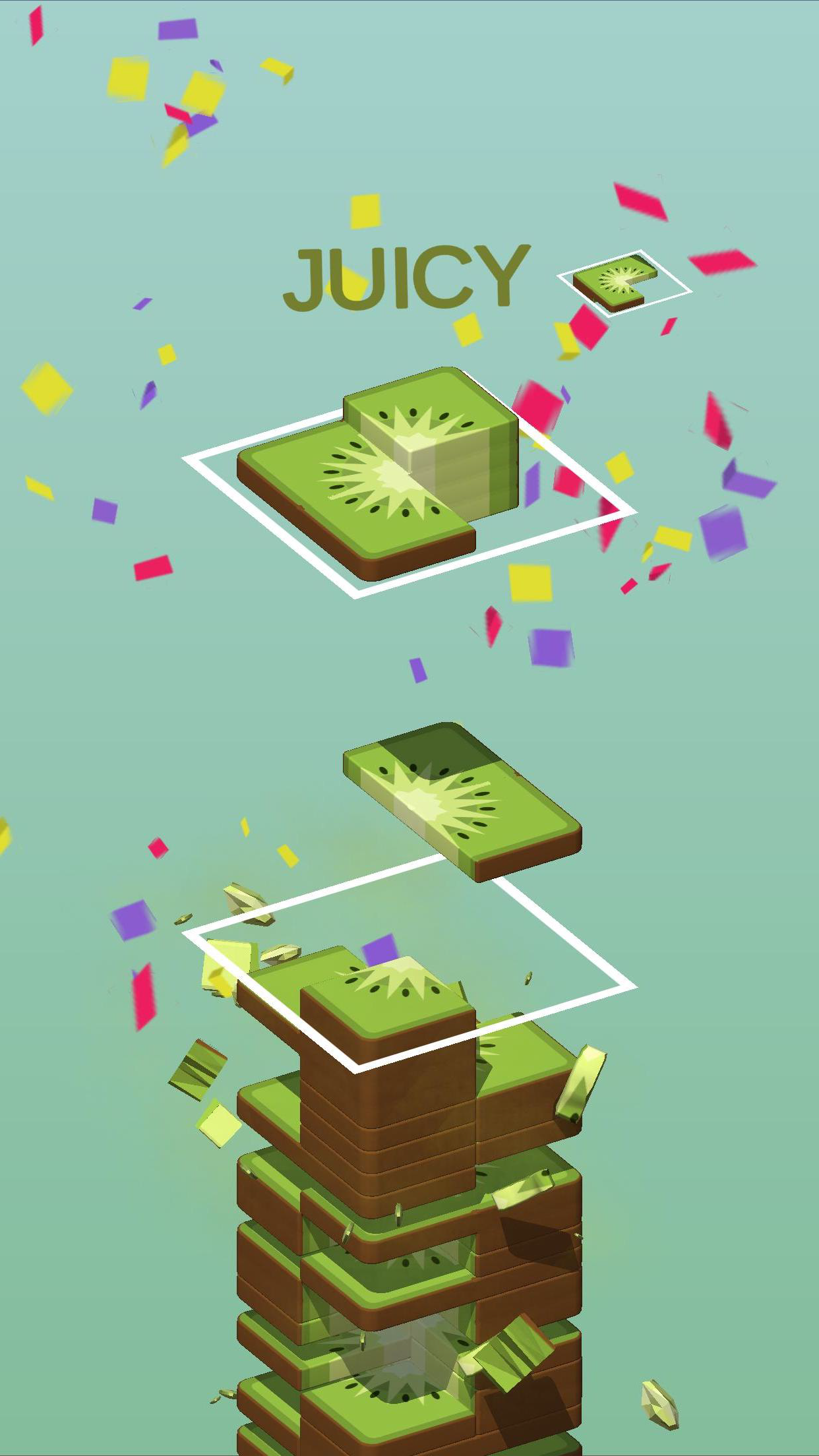 اسکرین شات 1 بازی Juicy Stack. Block&Tile Puzzle