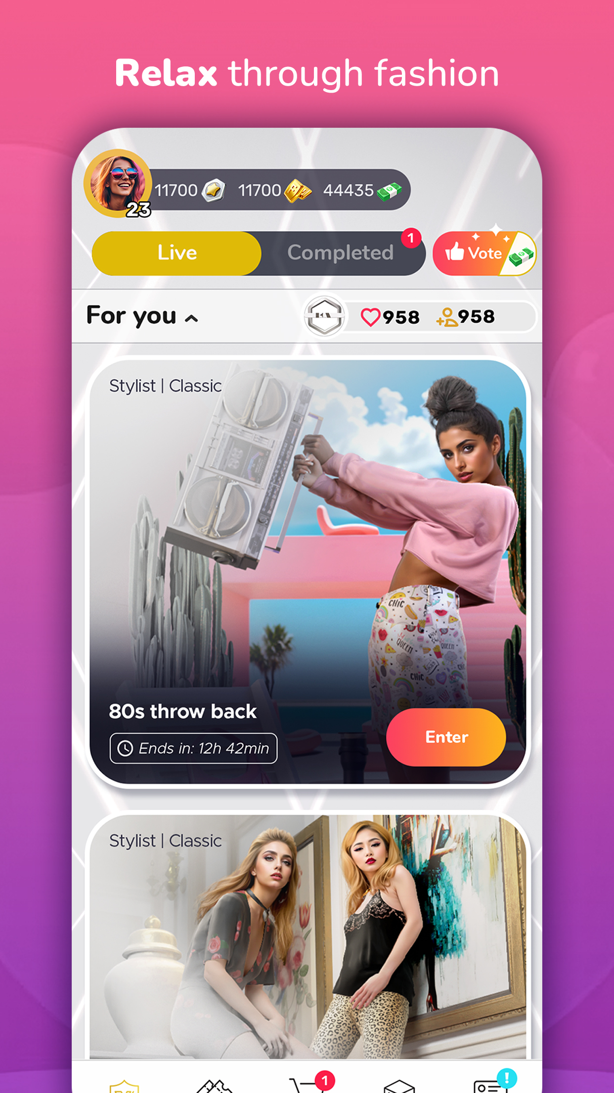 اسکرین شات 1 بازی FashionVerse: Dress Up Game