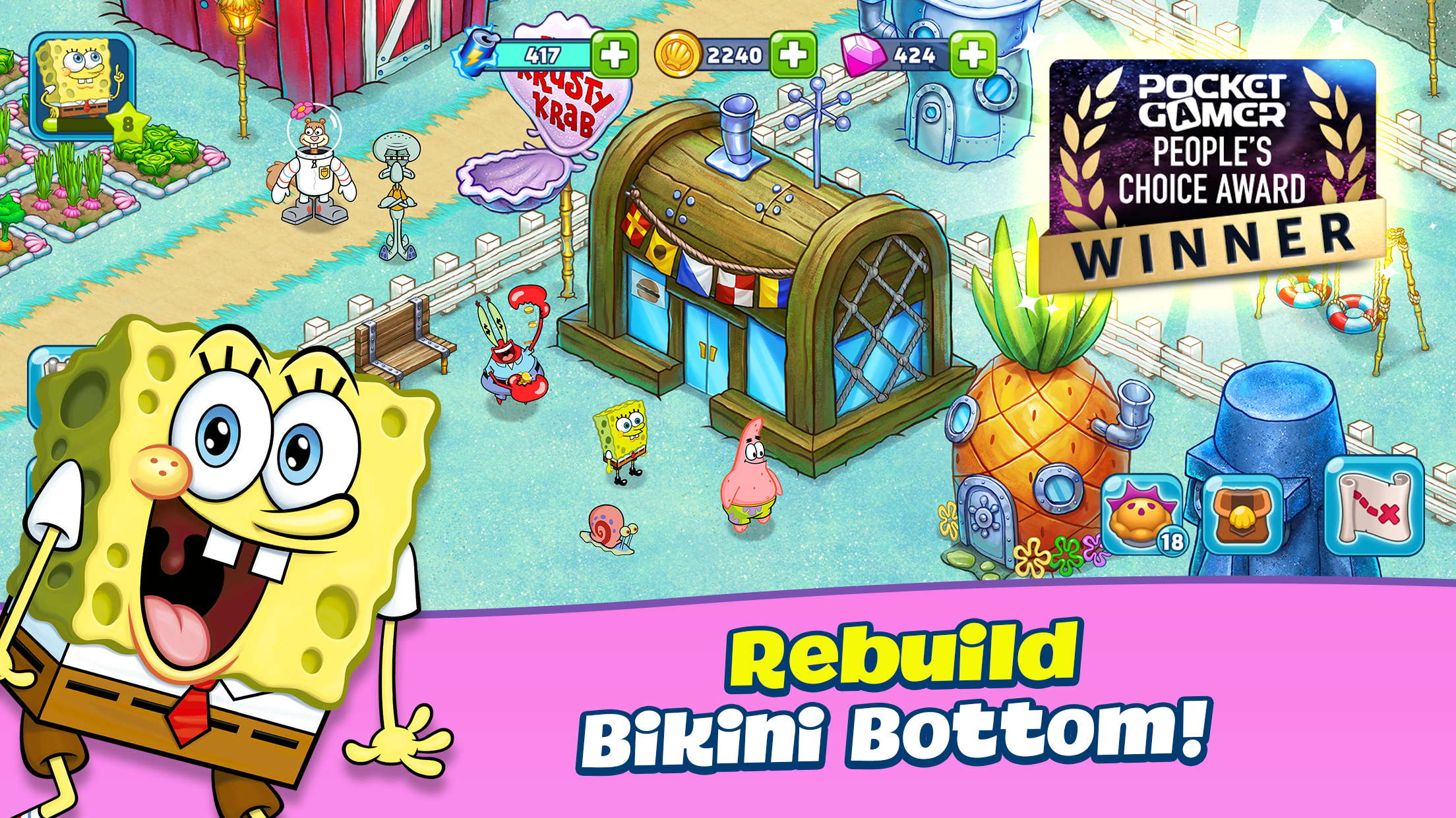 اسکرین شات 1 بازی SpongeBob Adventures: In A Jam