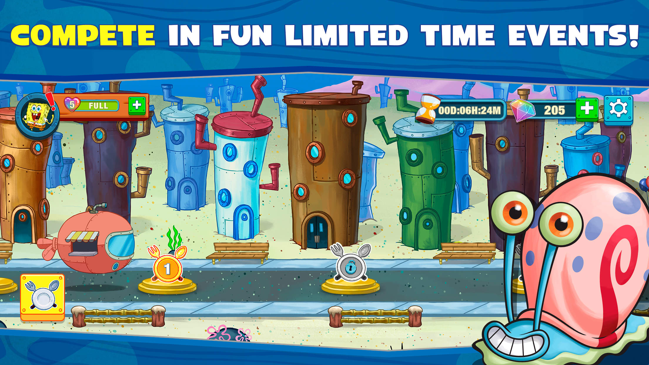 اسکرین شات 7 بازی SpongeBob: Krusty Cook-Off