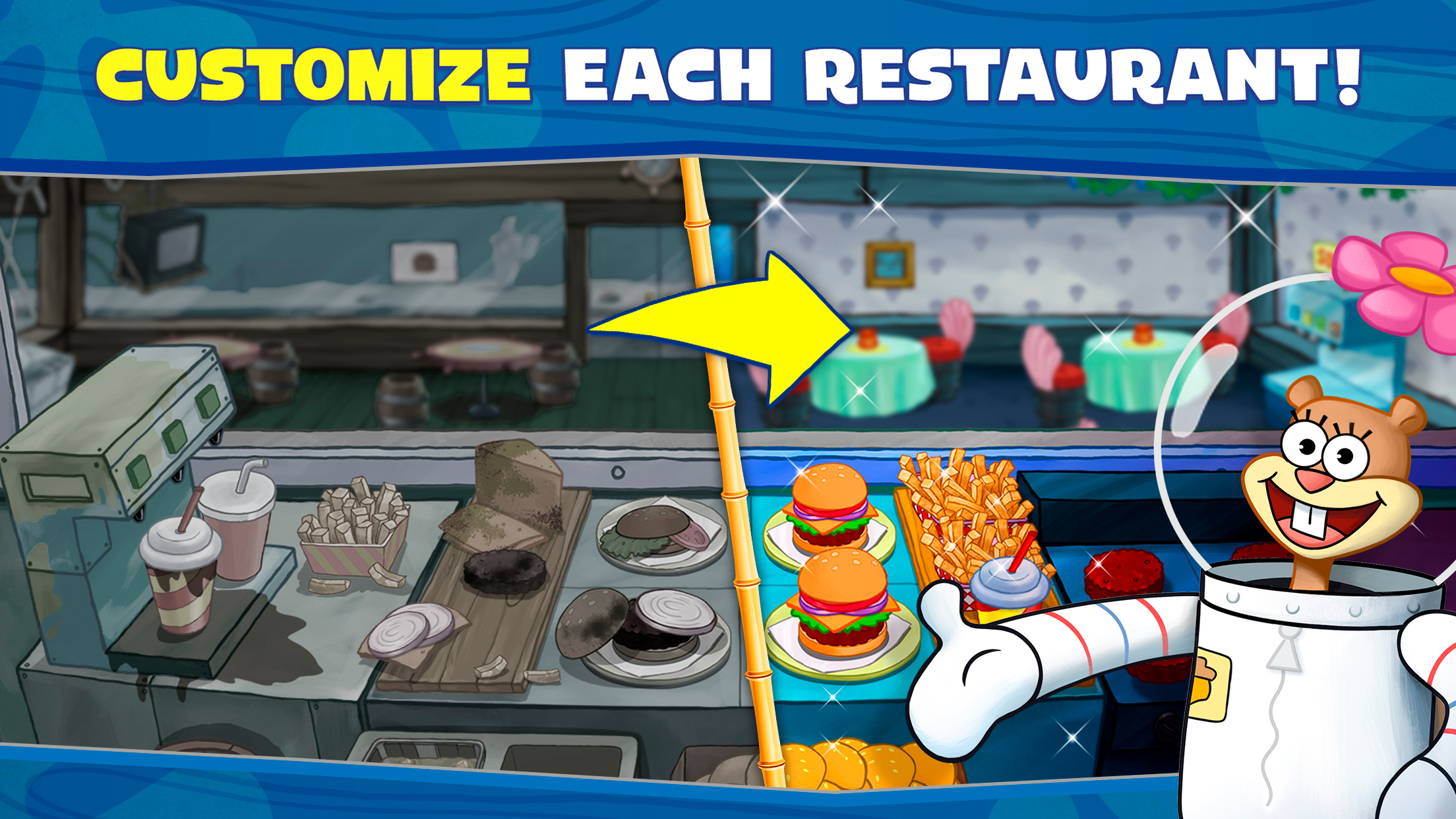 اسکرین شات 5 بازی SpongeBob: Krusty Cook-Off