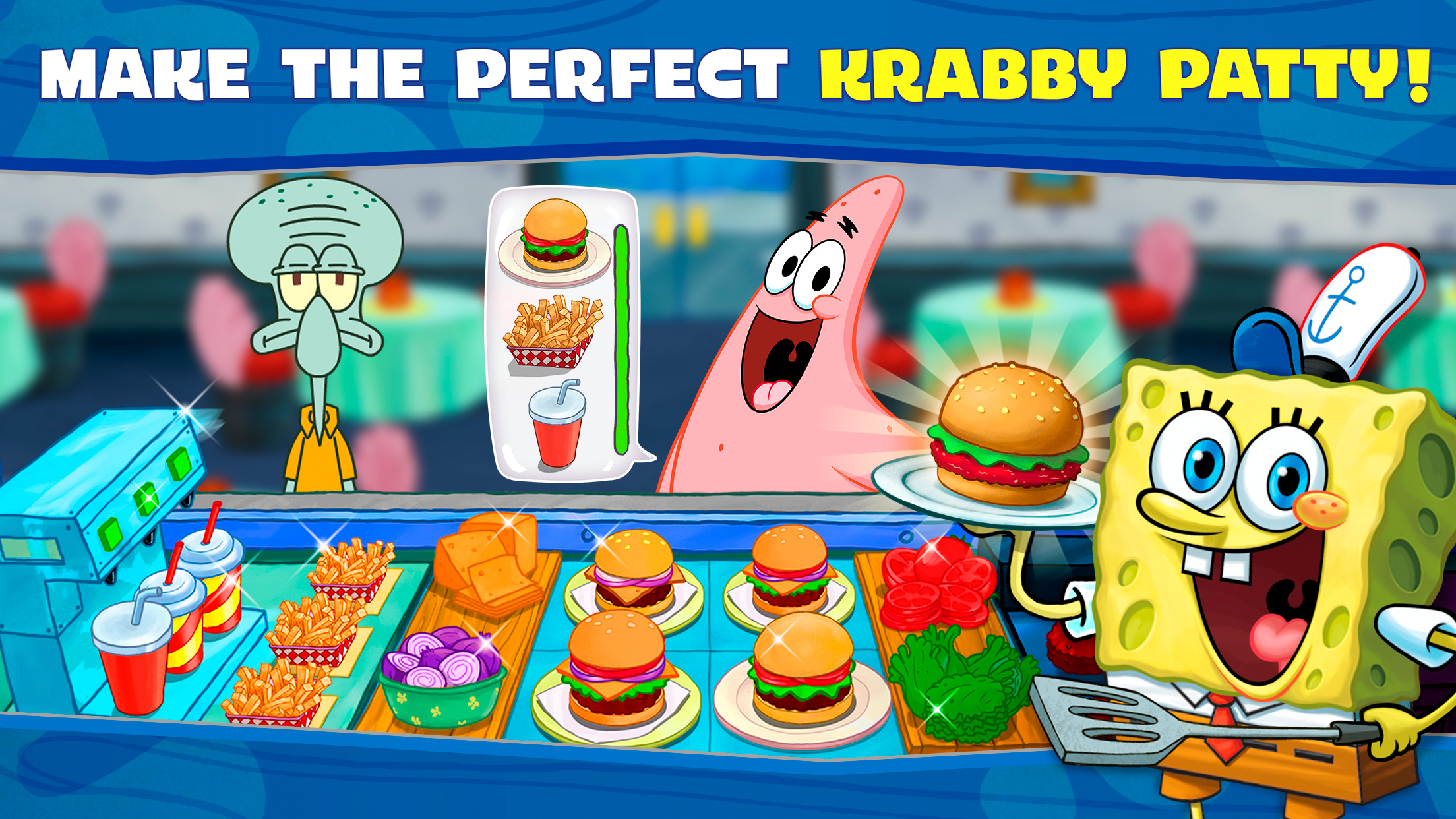 اسکرین شات 2 بازی SpongeBob: Krusty Cook-Off