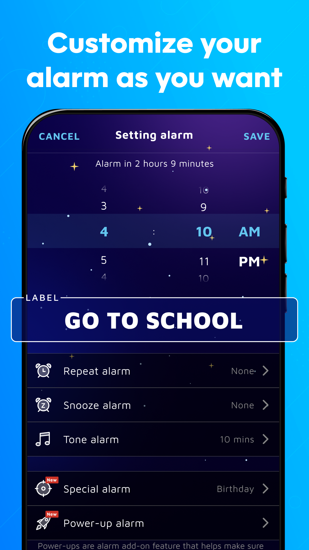 اسکرین شات 4 برنامه Alarmy: Alarm - Timer Clock