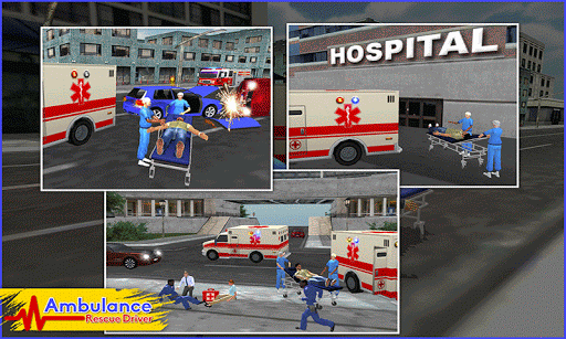 اسکرین شات 2 بازی Ambulance Rescue Driver 2017