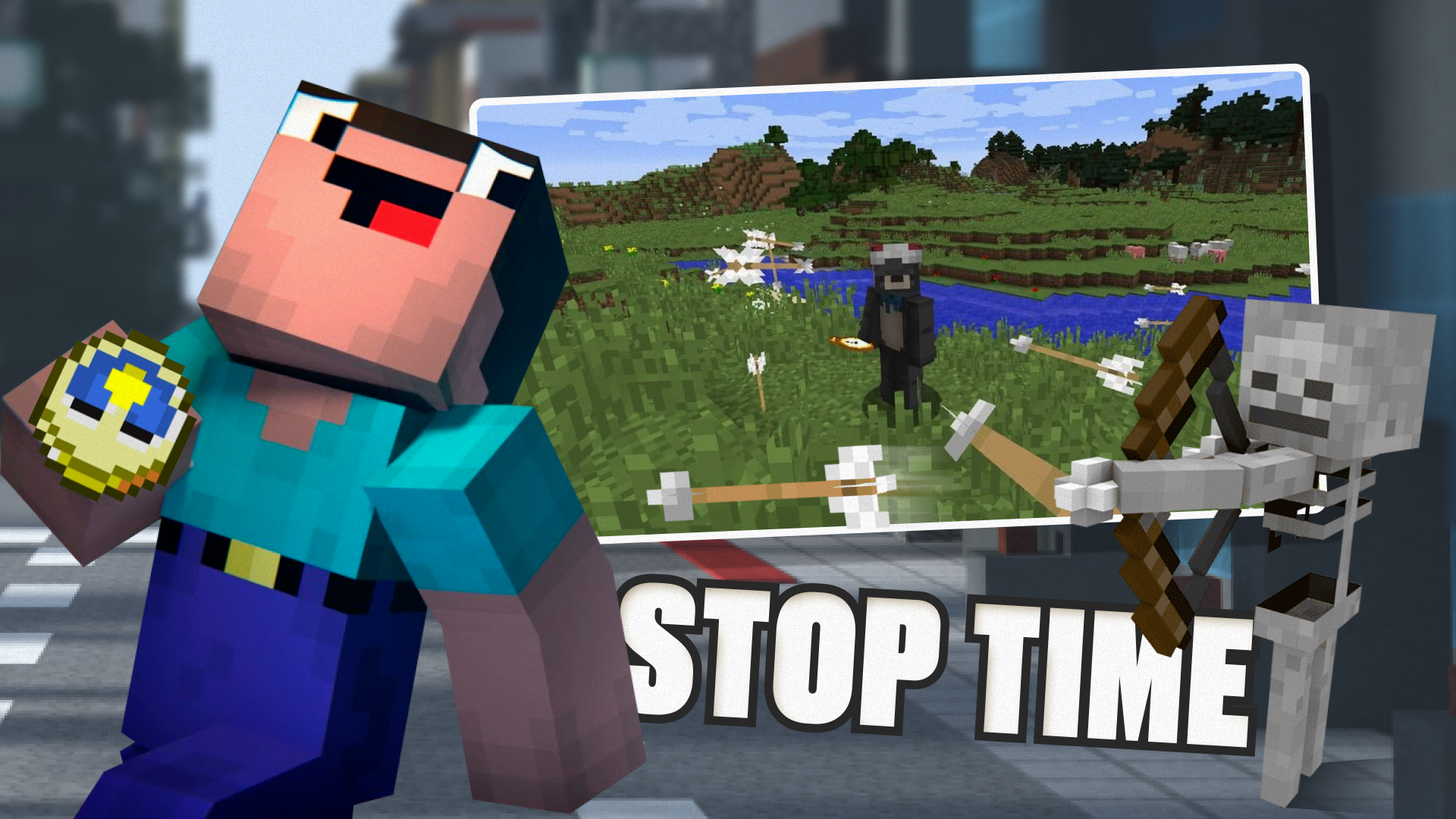 اسکرین شات 1 برنامه Time Stop Mod Minecraft 2025