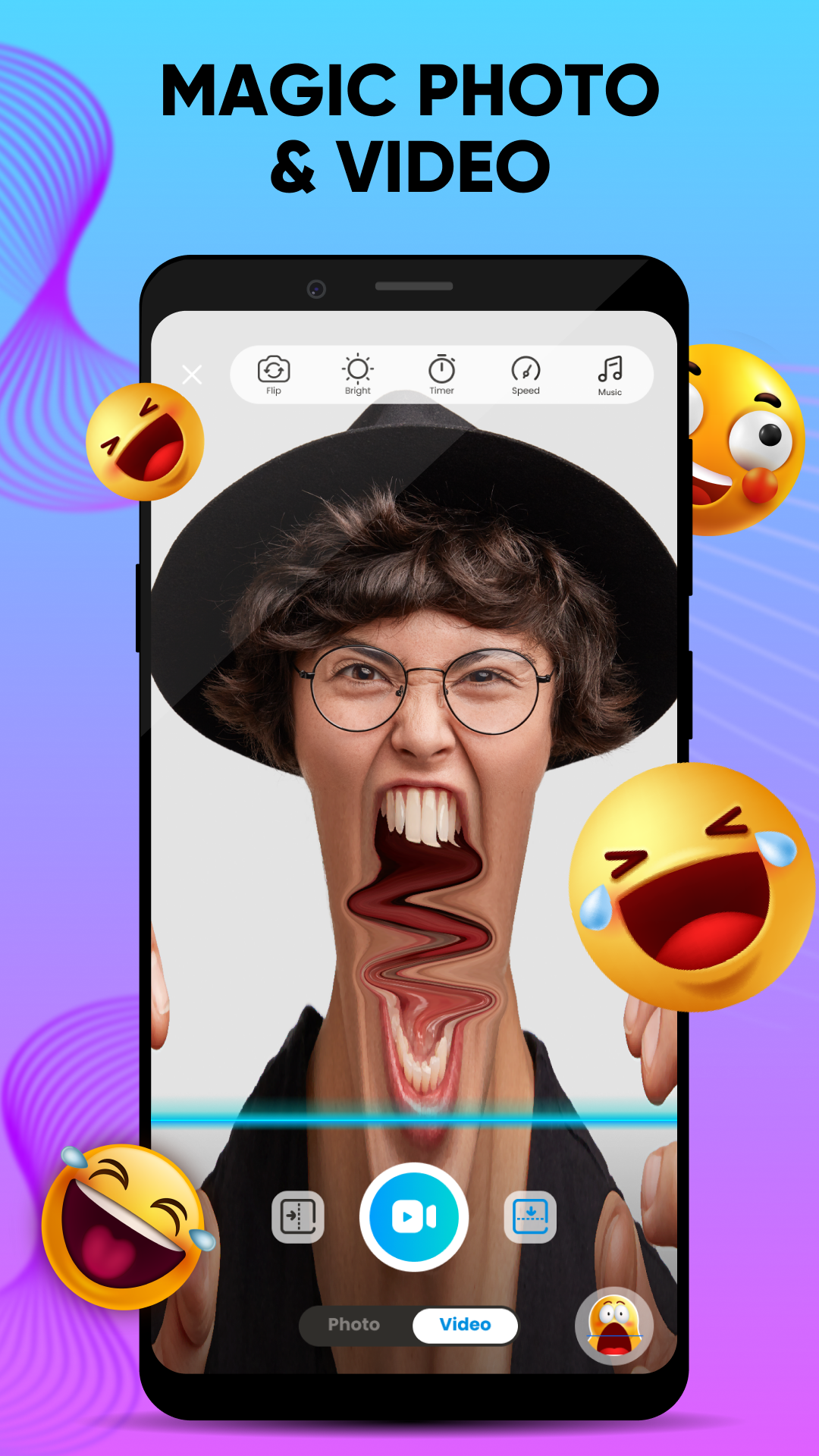 اسکرین شات 4 برنامه Time Warp Scan - Face Scan