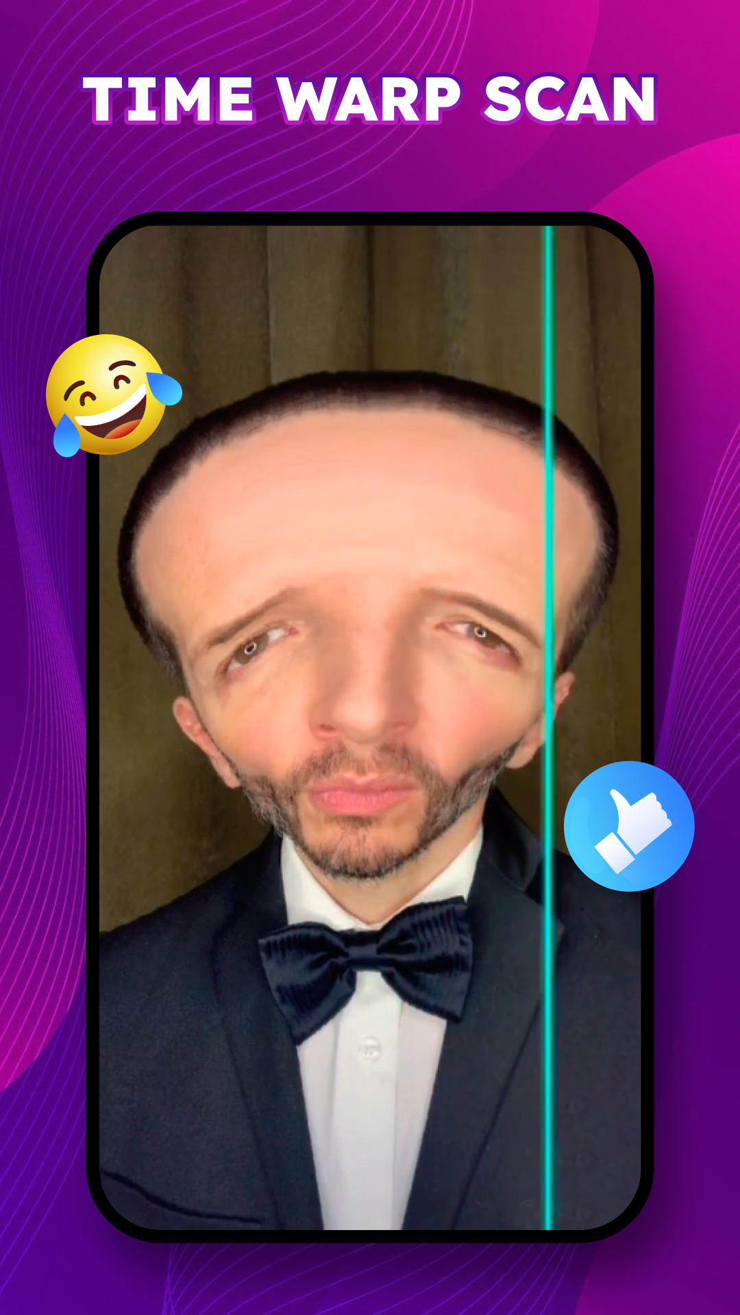 اسکرین شات 5 برنامه Time Warp Scan: Face Warp Scan