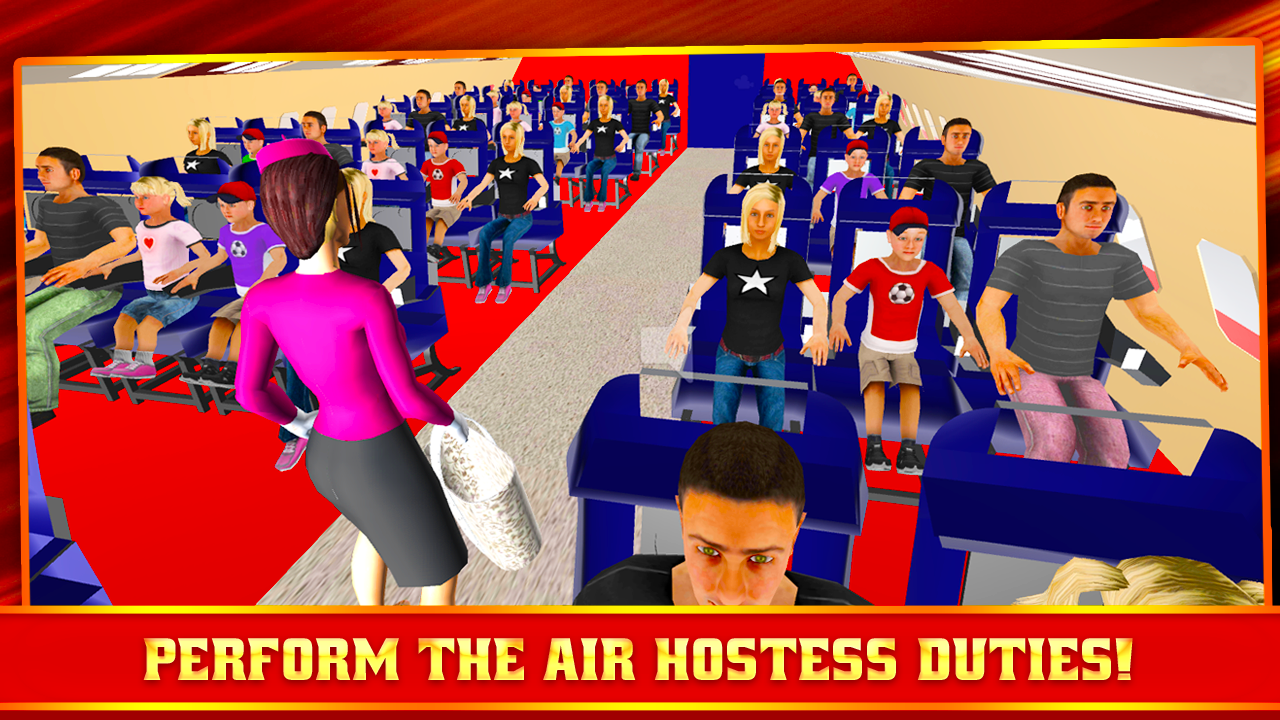 اسکرین شات 2 بازی Air Hostess Games Simulator
