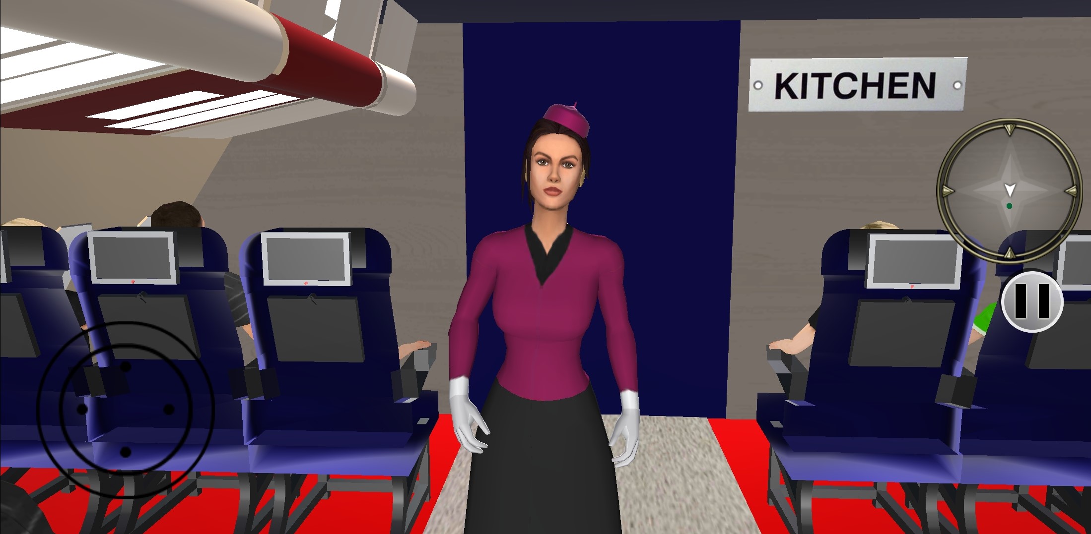 اسکرین شات 3 بازی Air Hostess Games Simulator