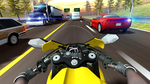اسکرین شات 7 بازی Highway Moto Rider 2 - Traffic Race