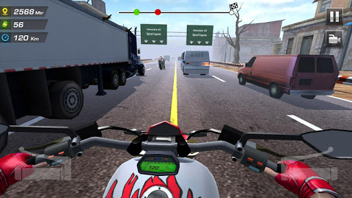 اسکرین شات 1 بازی Highway Moto Rider 2 - Traffic Race