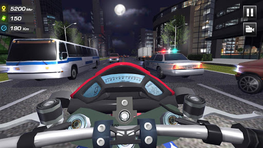اسکرین شات 5 بازی Highway Moto Rider 2 - Traffic Race
