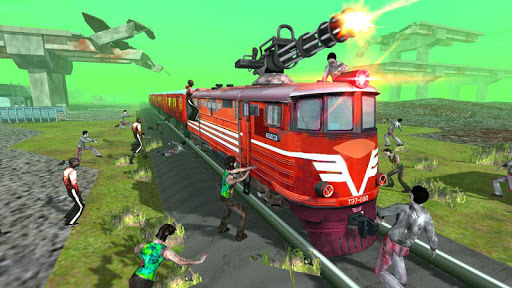 اسکرین شات 1 بازی Train shooting - Zombie War
