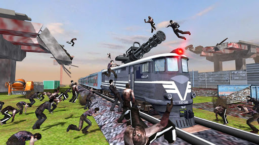 اسکرین شات 3 بازی Train shooting - Zombie War