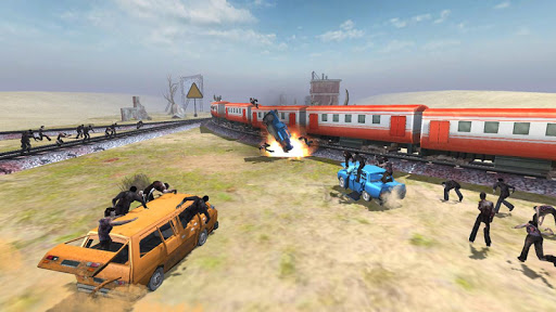 اسکرین شات 7 بازی Train shooting - Zombie War