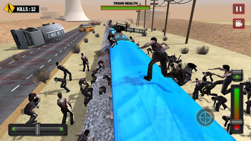 اسکرین شات 4 بازی Train shooting - Zombie War