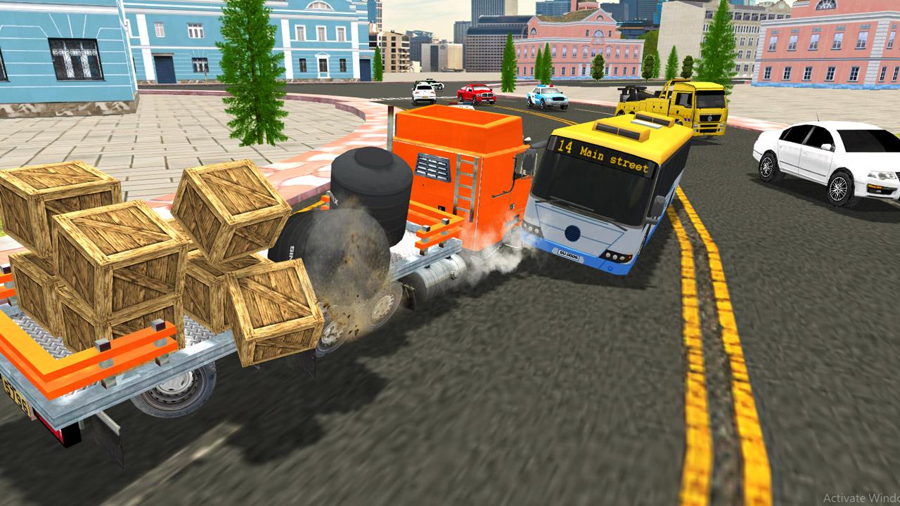اسکرین شات 3 بازی Transporter Truck Driving 3D