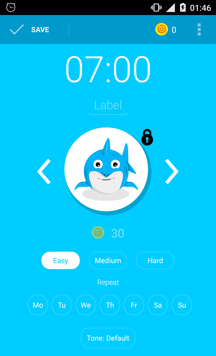 اسکرین شات 5 برنامه Alarm clock