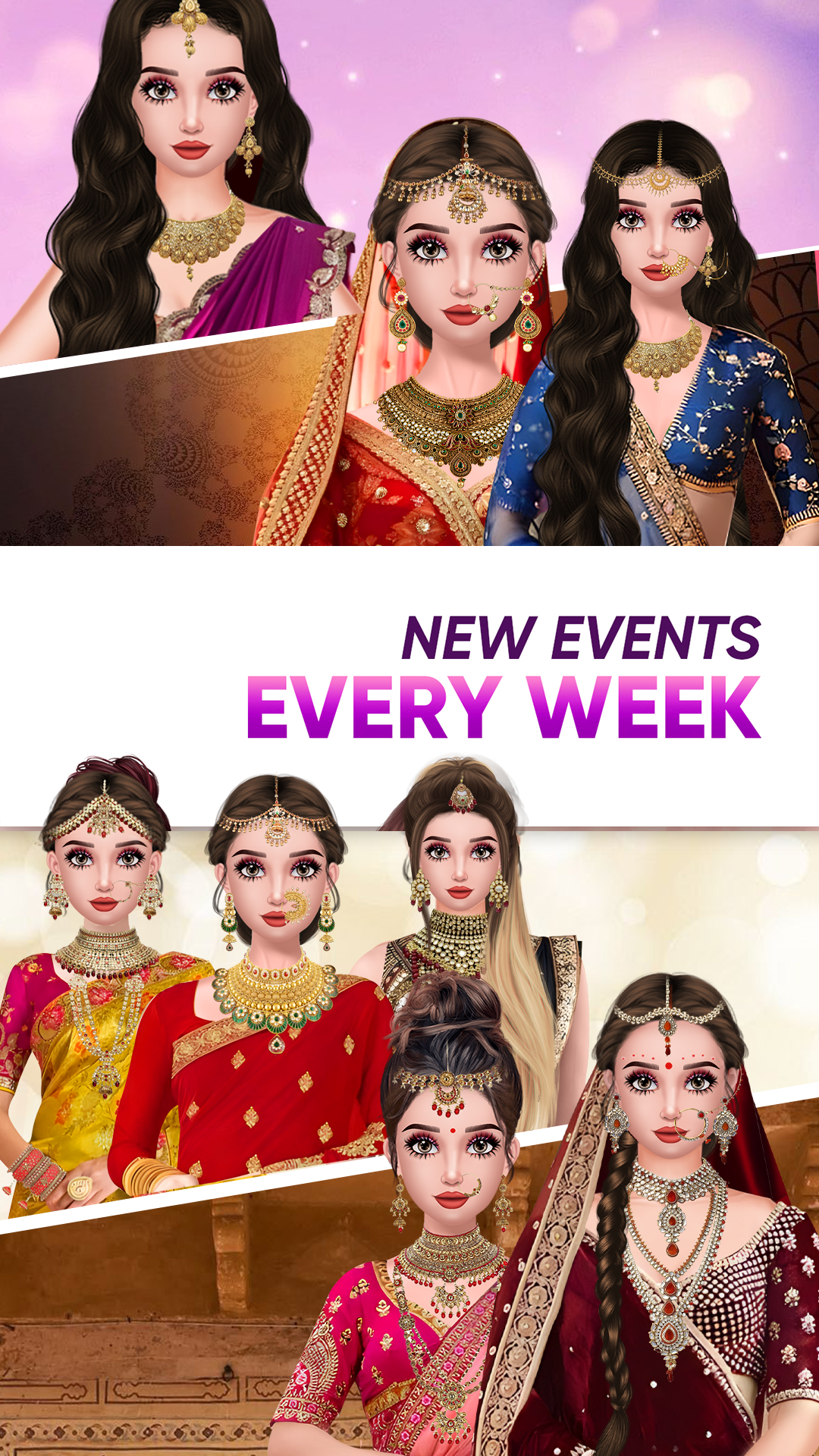 اسکرین شات 5 بازی Indian Wedding Dress up Makeup