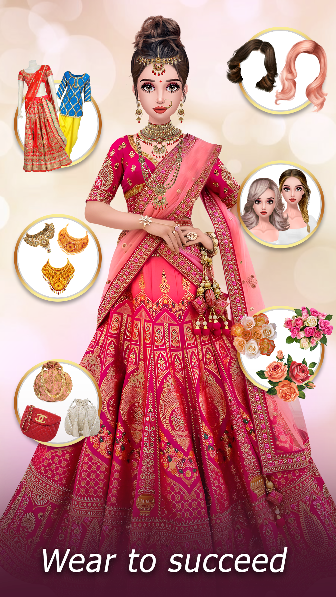 اسکرین شات 2 بازی Indian Wedding Dress up Makeup