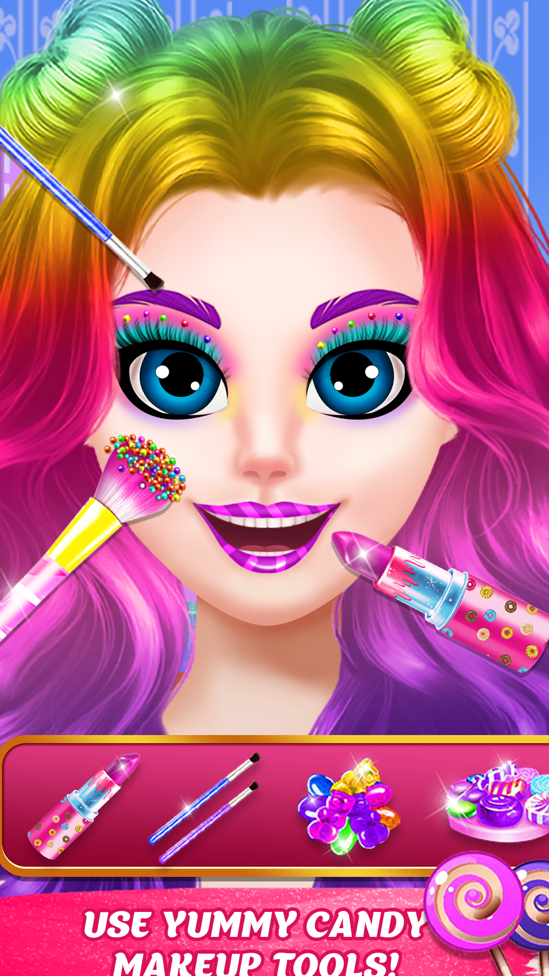 اسکرین شات 1 بازی DIY Makeup Games: Candy Makeup