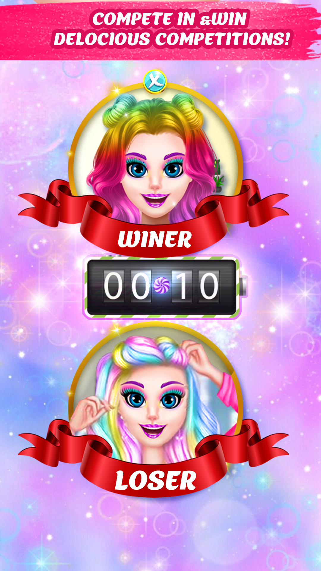 اسکرین شات 4 بازی DIY Makeup Games: Candy Makeup