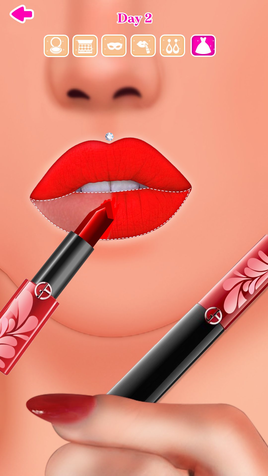 اسکرین شات 5 بازی DIY Makeup Games-Makeup Artist