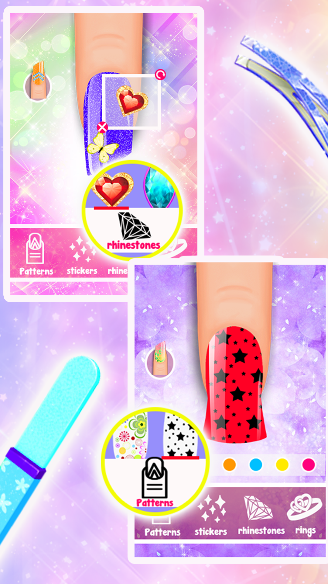 اسکرین شات 3 بازی Acrylic Nail Art - Nail Games