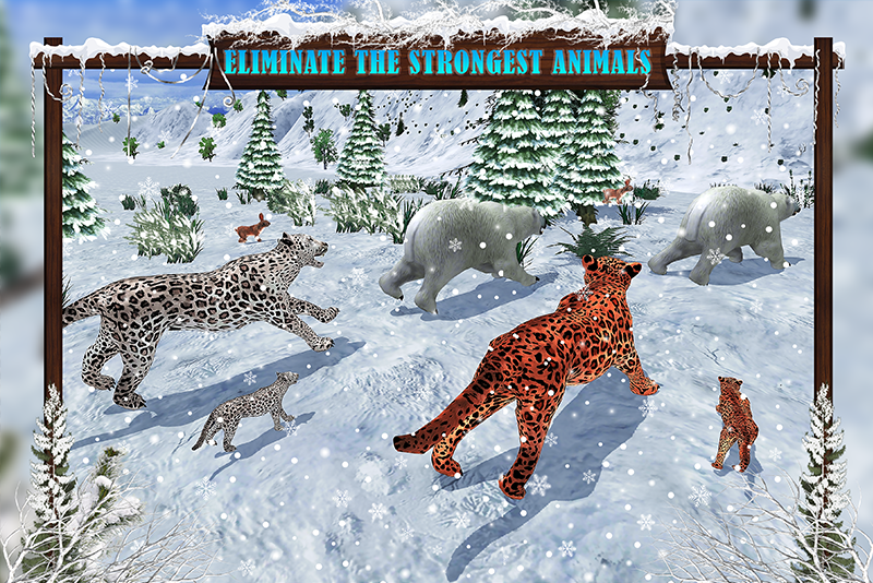 اسکرین شات 6 برنامه Arctic Leopard Simulator Game
