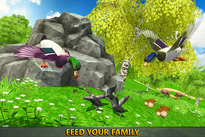 اسکرین شات 1 برنامه Ultimate Duck Family Sim