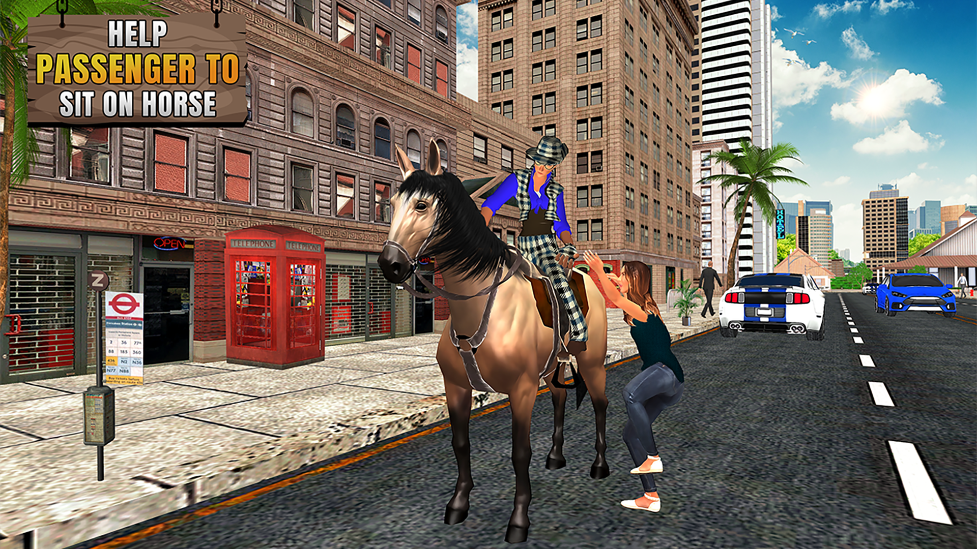 اسکرین شات 6 بازی Flying Horse Taxi Transport