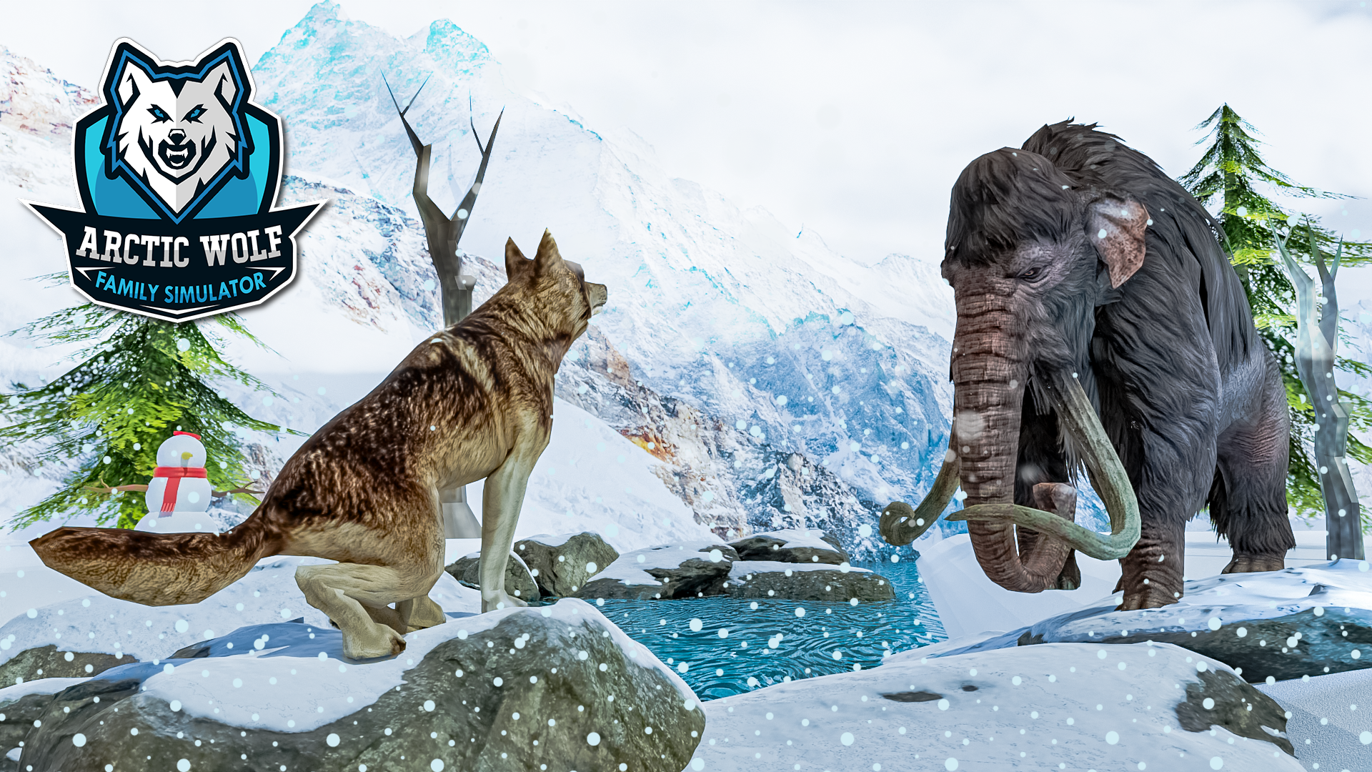 اسکرین شات 2 بازی Arctic Wolf Family Simulator