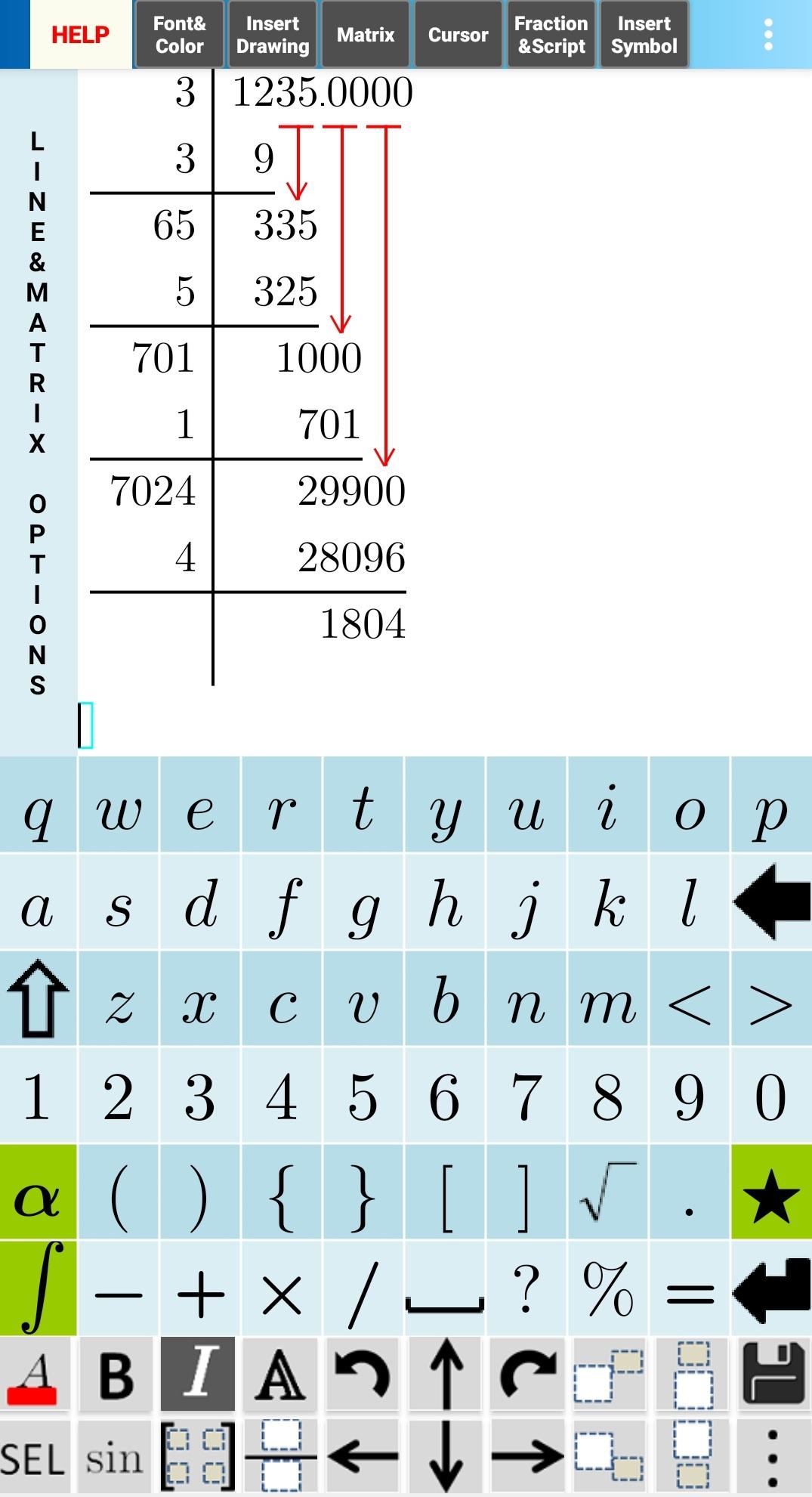 اسکرین شات 5 برنامه Equation Editor and Q&A Forum