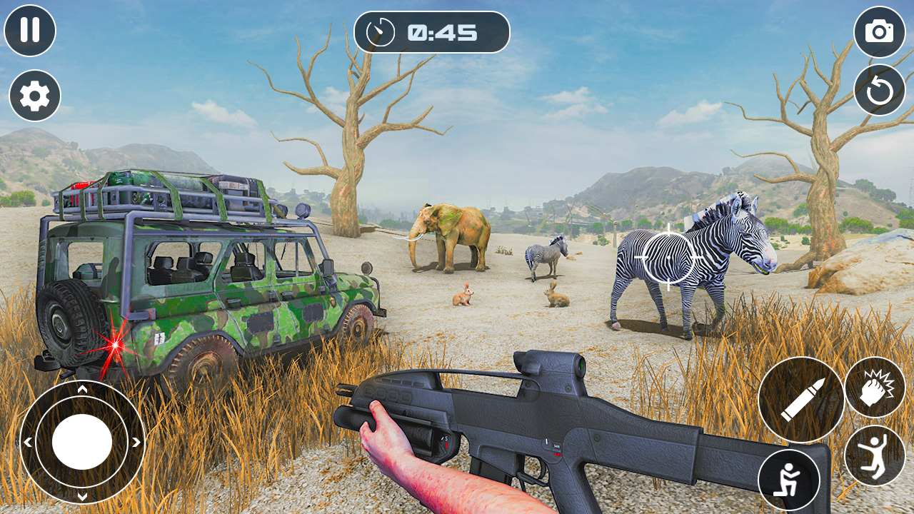 اسکرین شات 1 بازی Animal Hunting Desert Shooting