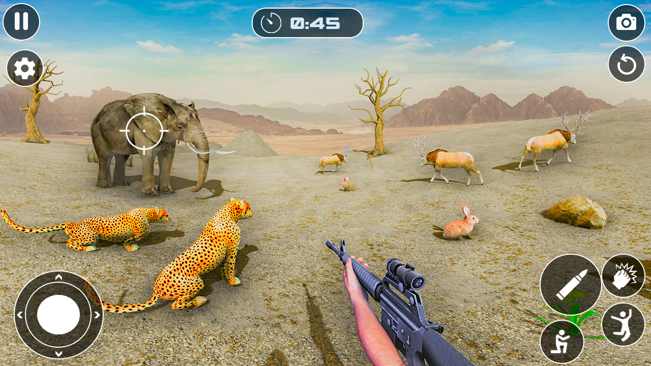اسکرین شات 4 بازی Animal Hunting Desert Shooting