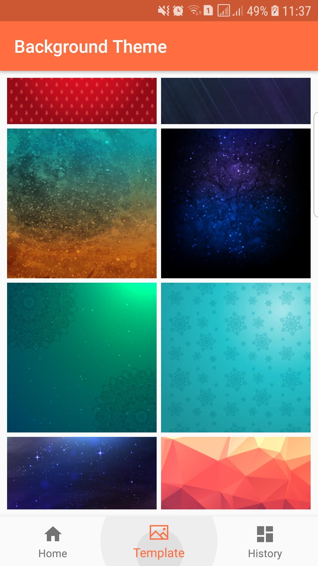 اسکرین شات 3 برنامه Theme Wallpaper Pro