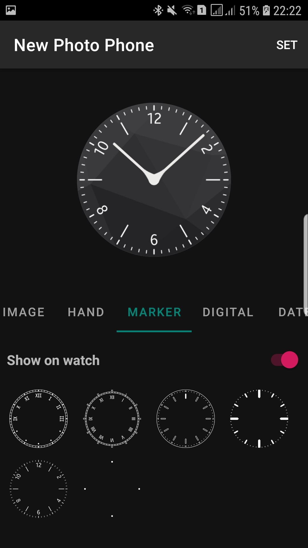 اسکرین شات 5 برنامه Photo Watch Maker Tizen WearOS