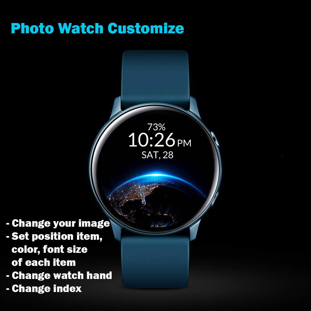 اسکرین شات 1 برنامه Photo Watch Maker Tizen WearOS