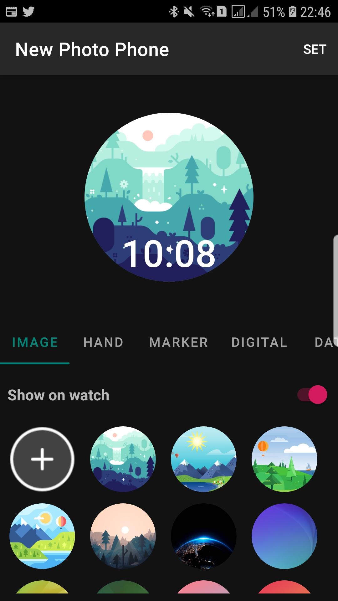 اسکرین شات 7 برنامه Photo Watch Maker Tizen WearOS